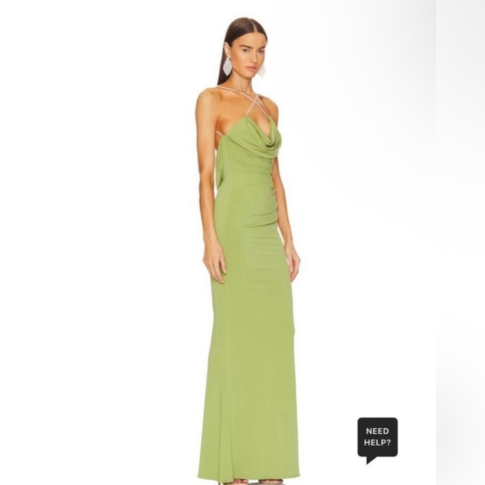 Katie May Revolve Lolita Gown in Avocado NWT - Picture 2 of 16